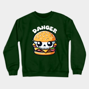 Burger Skull Crewneck Sweatshirt